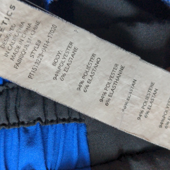 Fabletics Windsor Jogger Pants Black Blue Size Small - Picture 7 of 8